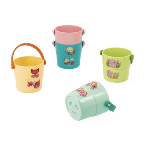 Cubos de Baño Mis Animales Bebés Janod