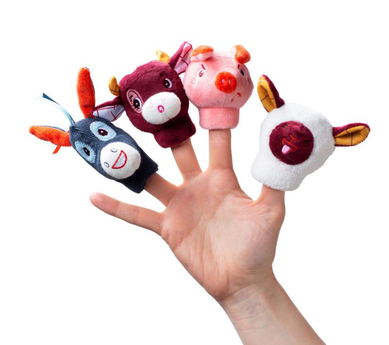 Marionetas de dedo granja Lilliputiens