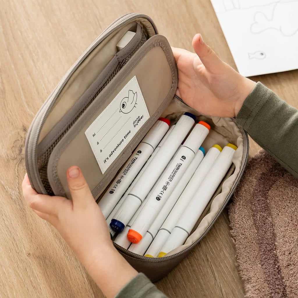 Estuche escolar doble Tiny Trails