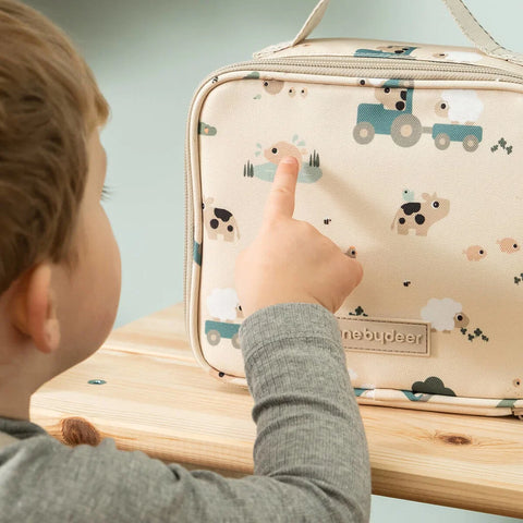 Bolsa térmica infantil pequeña Tiny Farm 2,8L Done by Deer