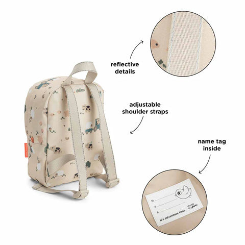 Mochila infantil Tiny Farm 4L Done by Deer