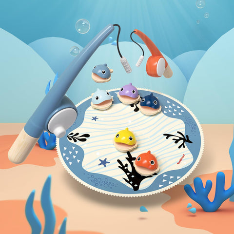 Juego de pesca magnético Topbright Atrapa el Pez