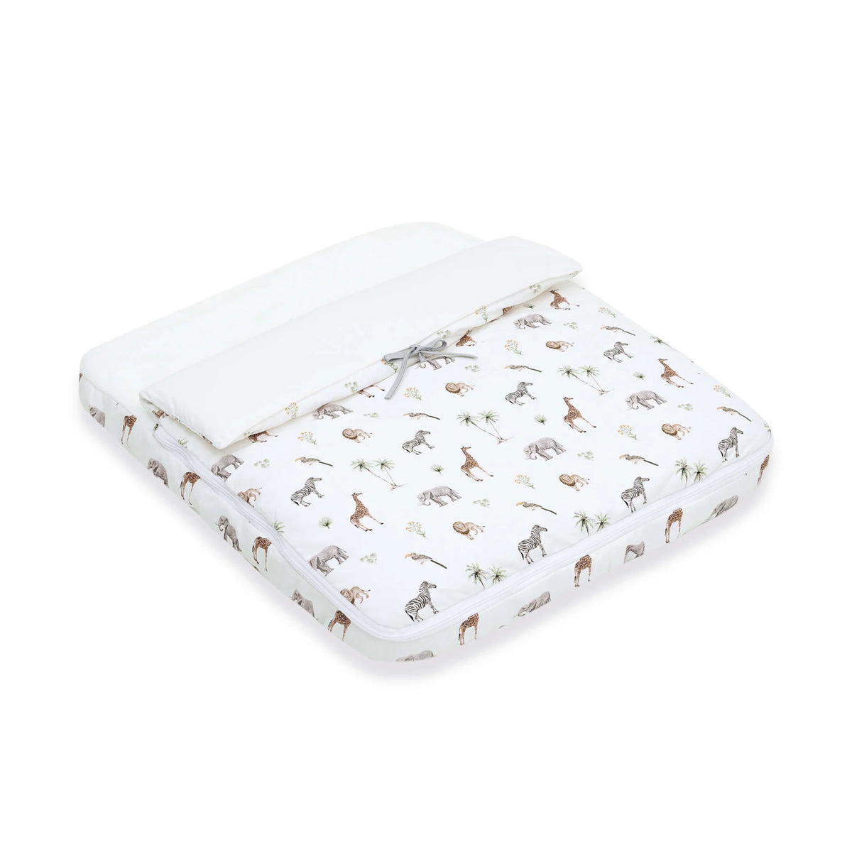 Minicuna Alondra Crea Plus Uno madera blanco + Colchón + Textiles (Producto Exposición)