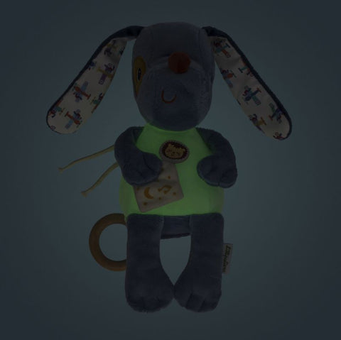 Peluche musical Jules brillo en la oscuridad Lilliputiens