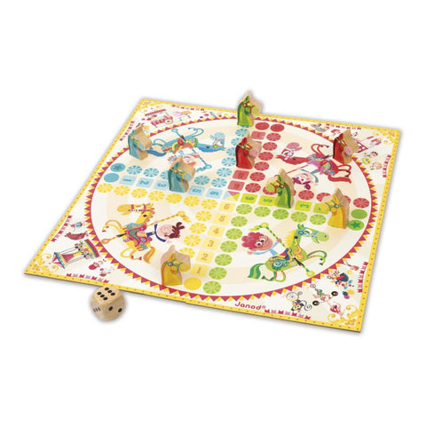 Juego dúo Parchís y Damas Janod