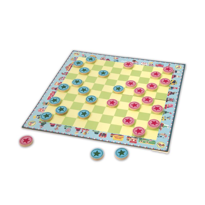Juego dúo Parchís y Damas Janod