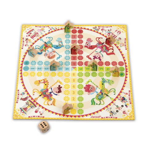 Juego dúo Parchís y Damas Janod