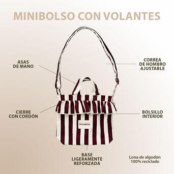 Minibolso con Volantes Wildride