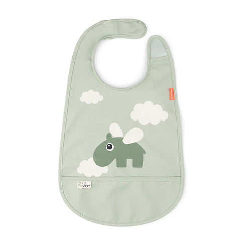 Babero con velcro Happy Clouds Done by Deer