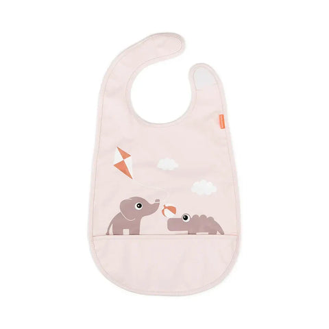 Babero con velcro Playground Powder