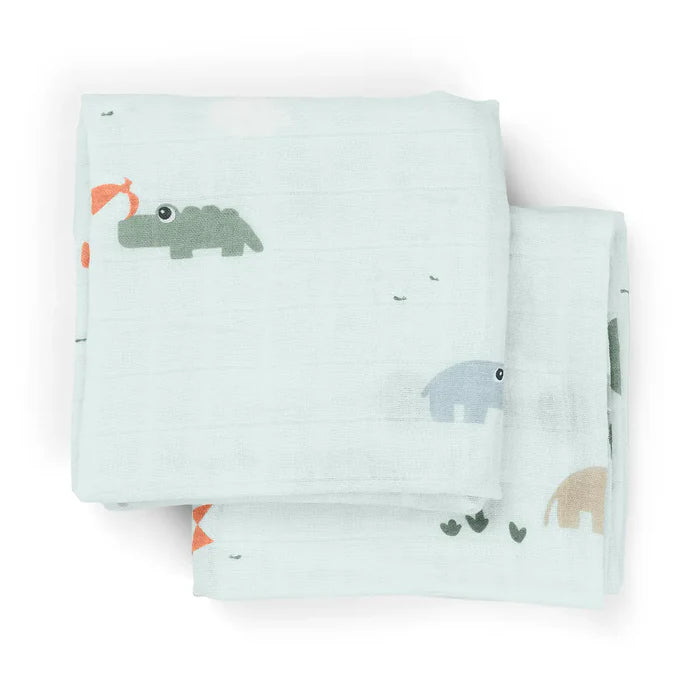 Pack de 2 paños para eructar Playground Done by Deer