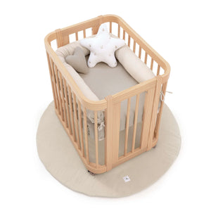 Minicuna ovalada Crea Uno Nomad 55x70 cm Alondra