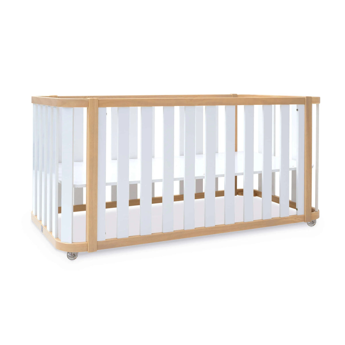Cuna-cama-escritorio 70x140 cm (3en1) madera/blanco · Crea Plus Dos · Alondra