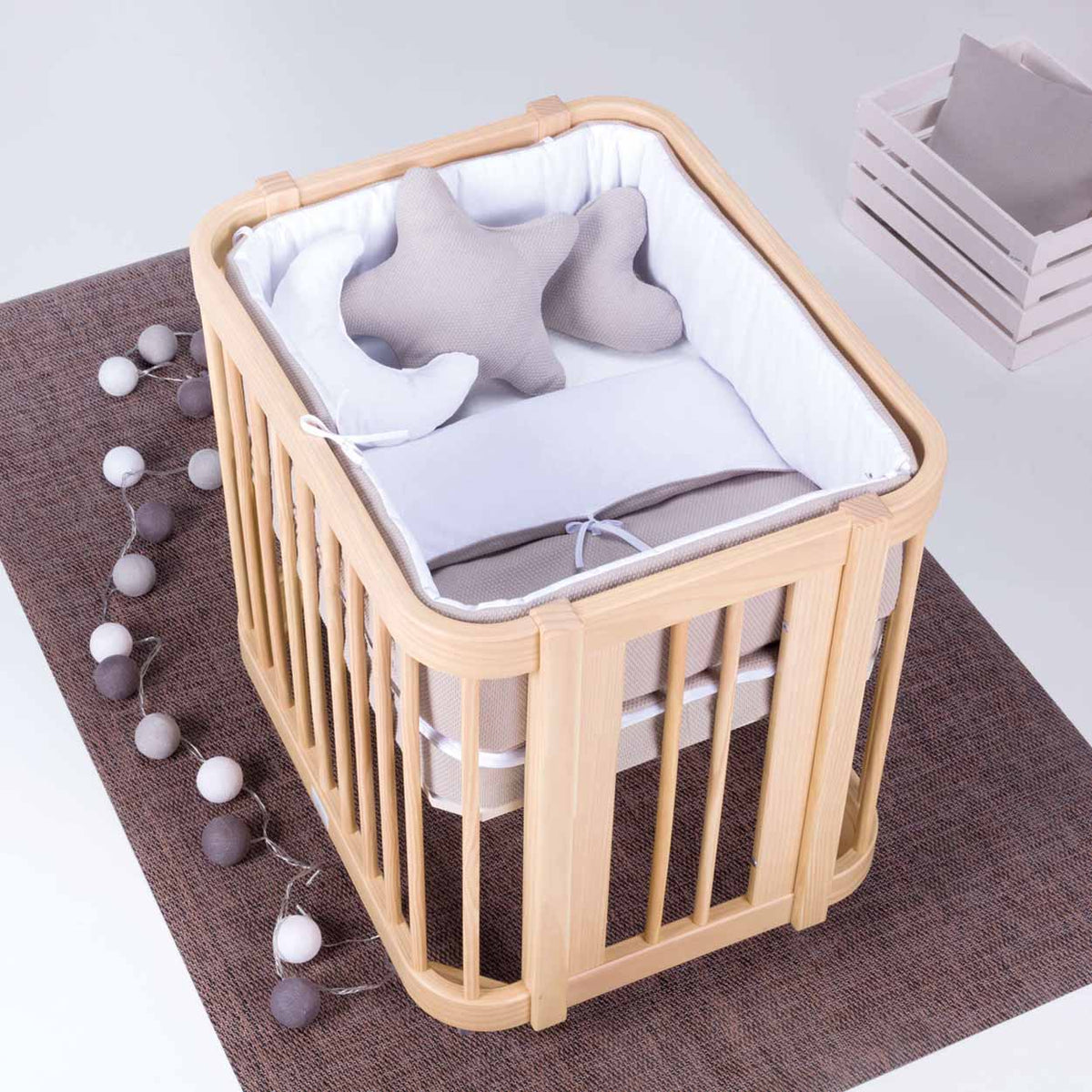 Minicuna-cuna-cama Crea Tre Nomad 4en1 Alondra