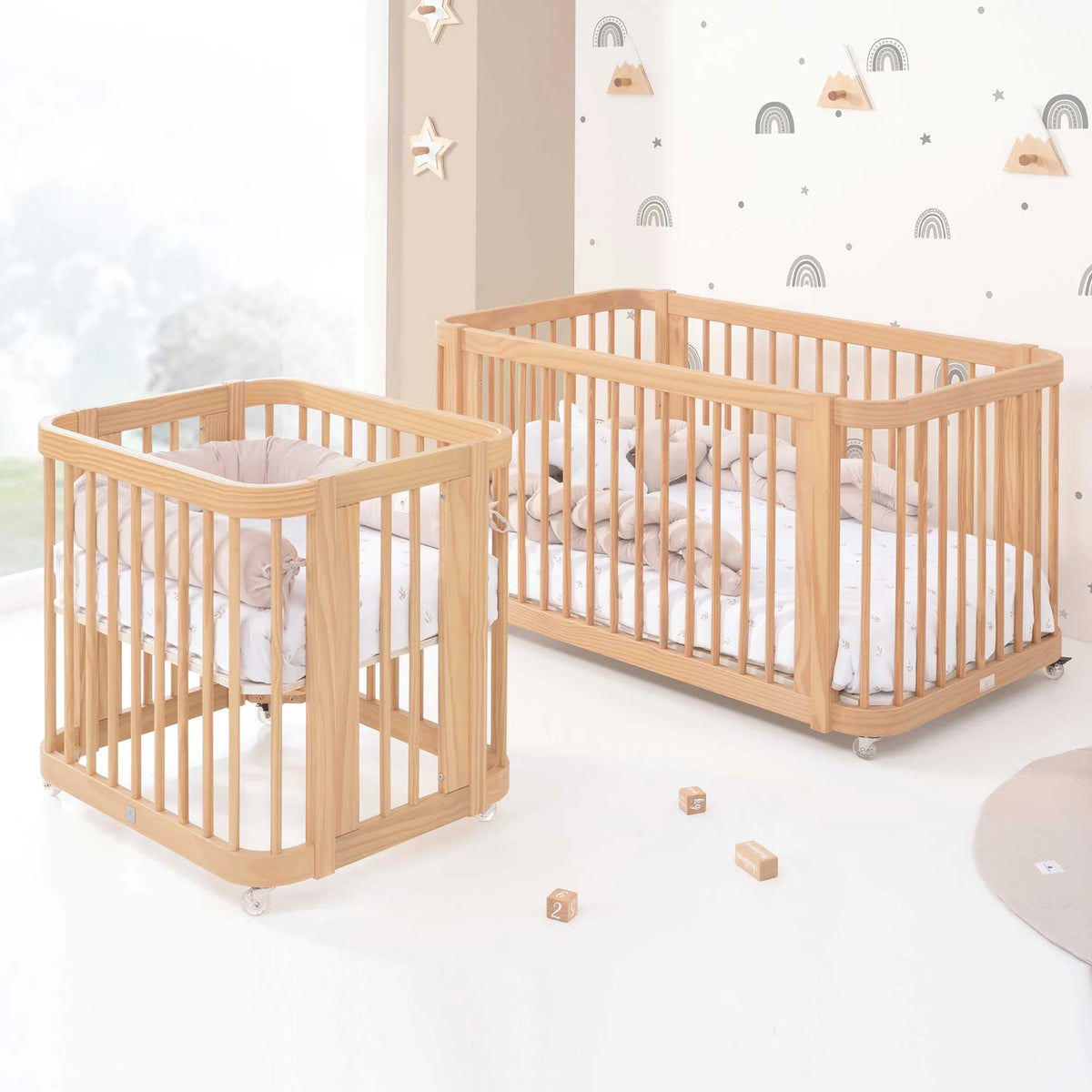 Minicuna-cuna-cama Crea Tre Nomad 4en1 Alondra