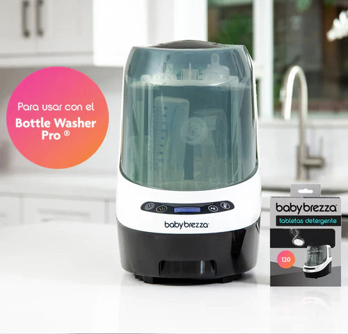 Pastillas detergentes para Bottle Washer Pro 120 Pastillas Baby Brezza