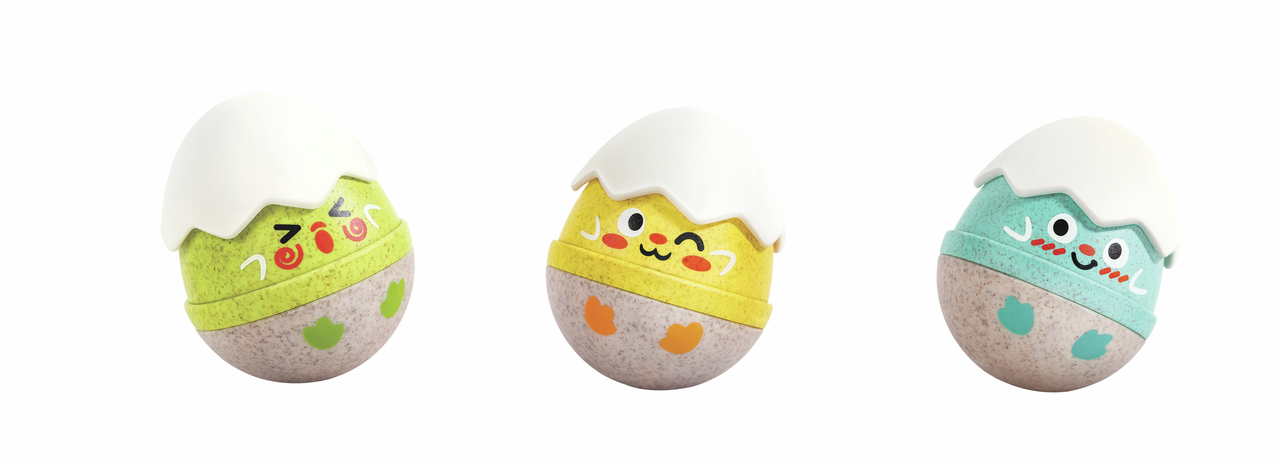 Felices Sonajeros Tambaleantes de Polluelos Hape