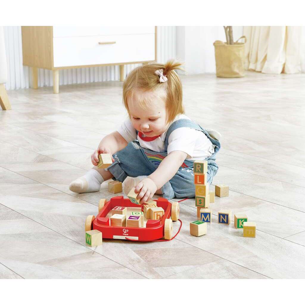 Carro de Arrastre con Bloques Apilables Hape