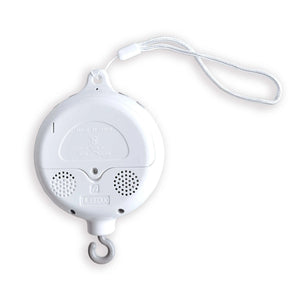 Móvil musical de madera curvado para cuna bebé Alondra