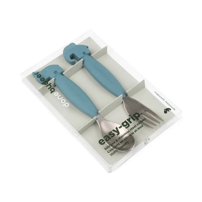 Pack cuchara y tenedor de fácil agarre Done by Deer