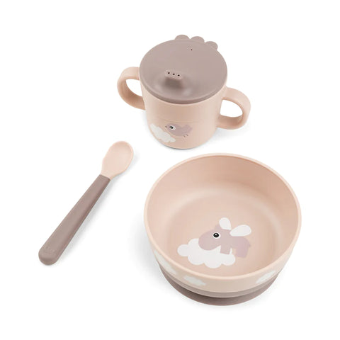 Set primera comida foodie Happy Clouds Done by Deer