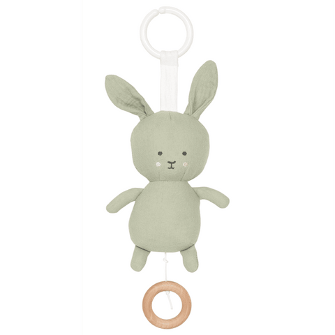 Peluche musical conejo verde Jabadabado