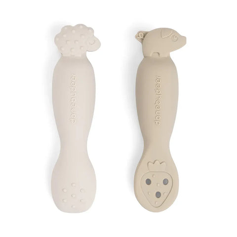 Set de 2 cucharas de aprendizaje "Tiny Farm" Done by Deer