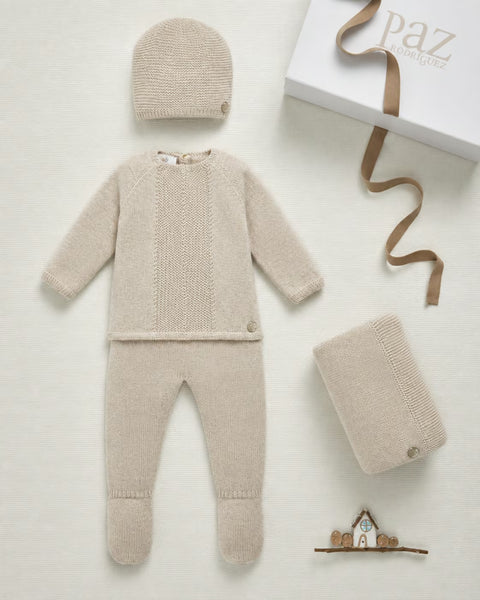 Pack de Jubón, Polaina, Gorro y Manta Regalo OI 26-27 - Paz Rodríguez