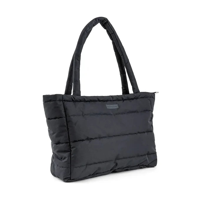 Bolso tote acolchado con cambiador