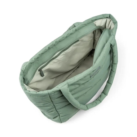 Bolso tote acolchado con cambiador
