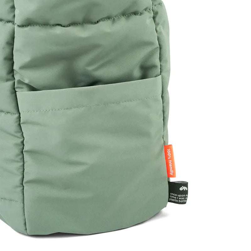 Bolso tote acolchado con cambiador