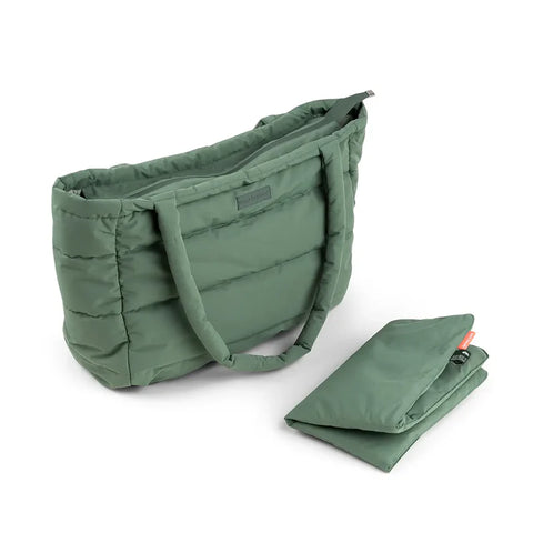 Bolso tote acolchado con cambiador
