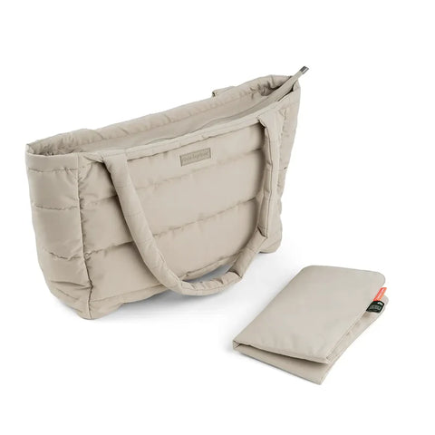 Bolso tote acolchado con cambiador
