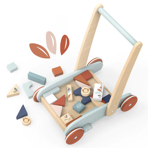 Andador con bloques de madera Speedy Monkey