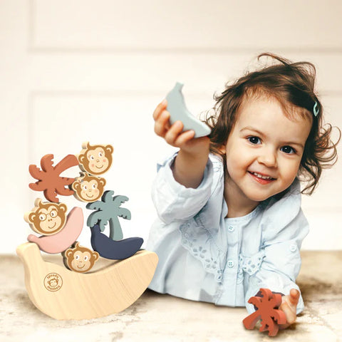 Juego de equilibrio madera Speedy Monkey