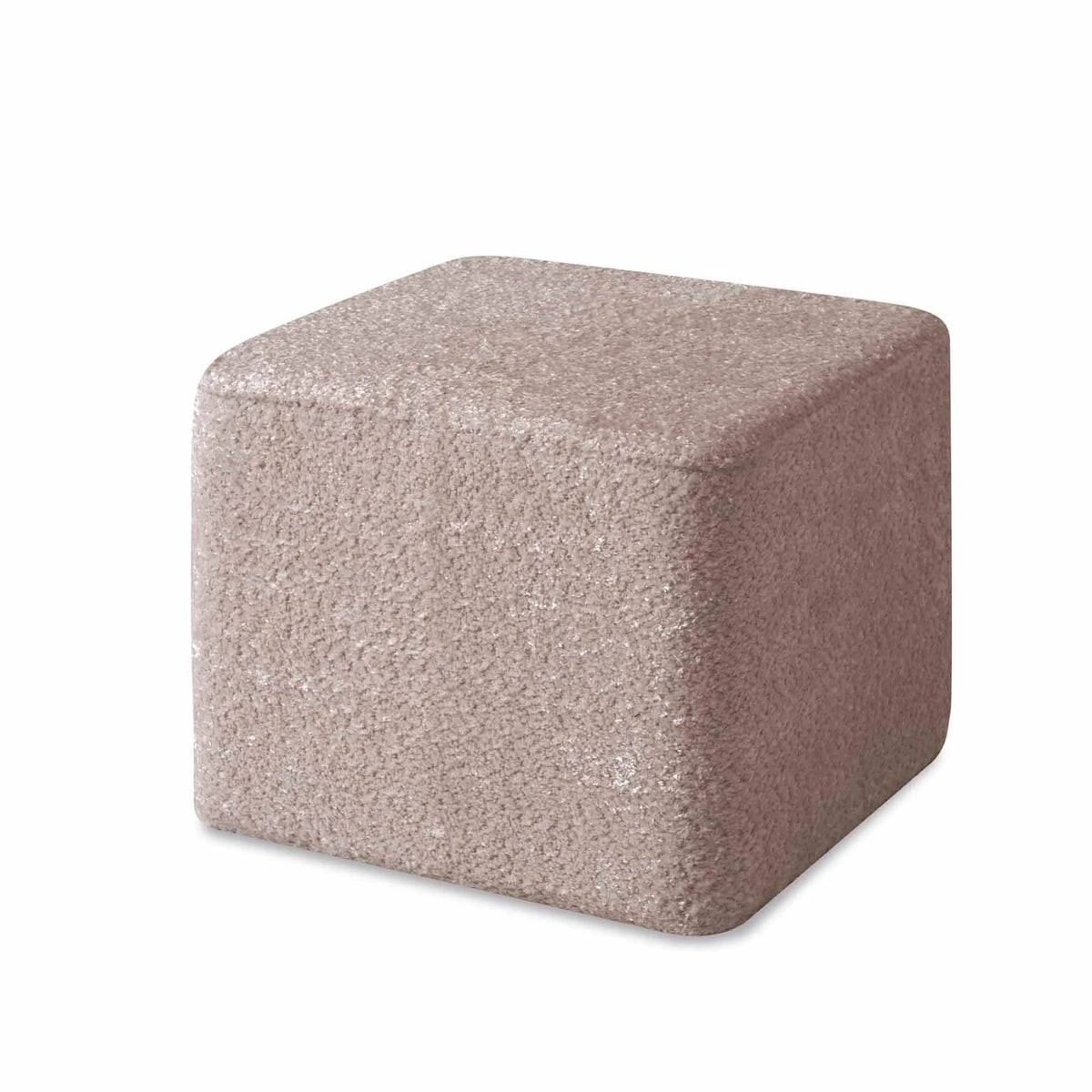 Puf para mecedora de lactancia en tejido borreguito Alondra