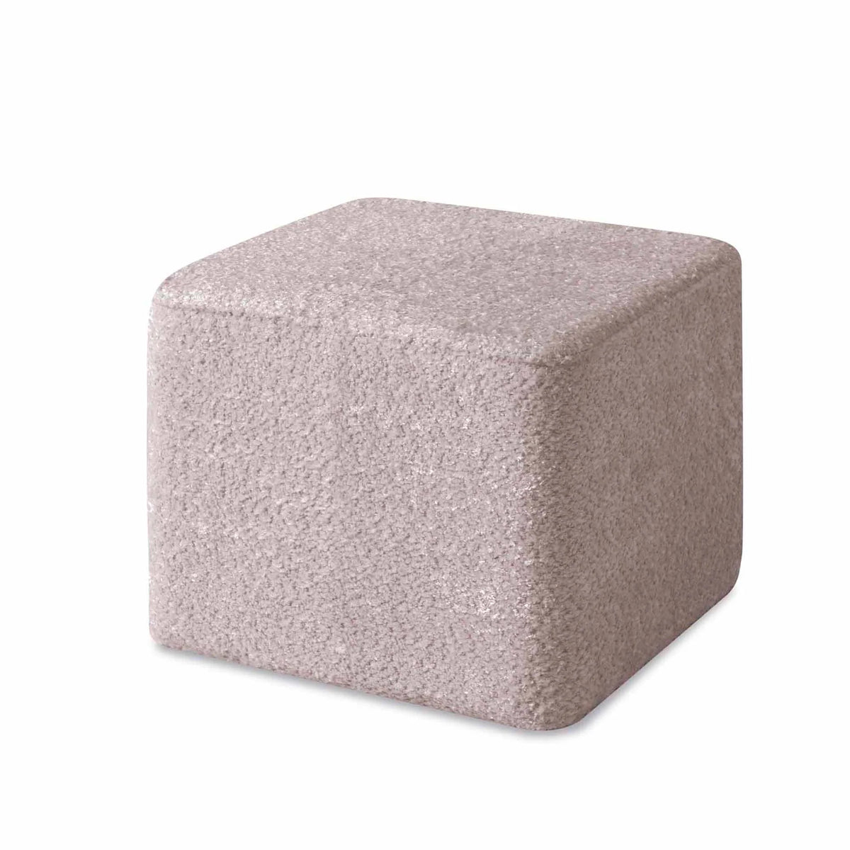 Puf para mecedora de lactancia en tejido borreguito Alondra