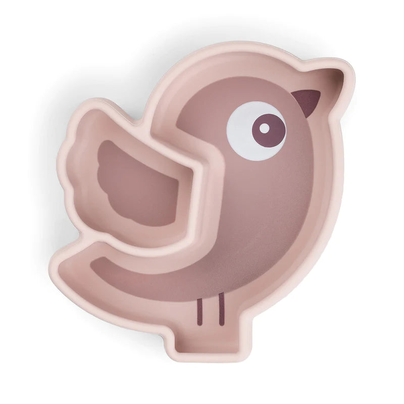 Plato snack de silicona stick & stay birdee Done by Deer