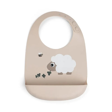 Babero de silicona "Tiny Farm" Done by Deer