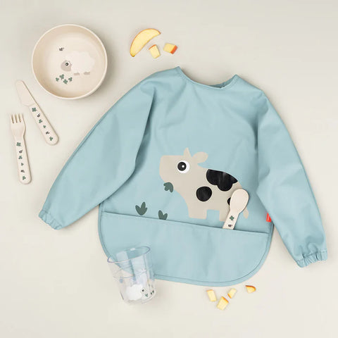 Babero con bolsillo y mangas Tiny Farm Done by Deer