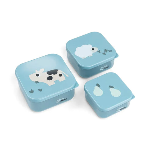Set snack box 3 piezas Tiny Farm Done by Deer
