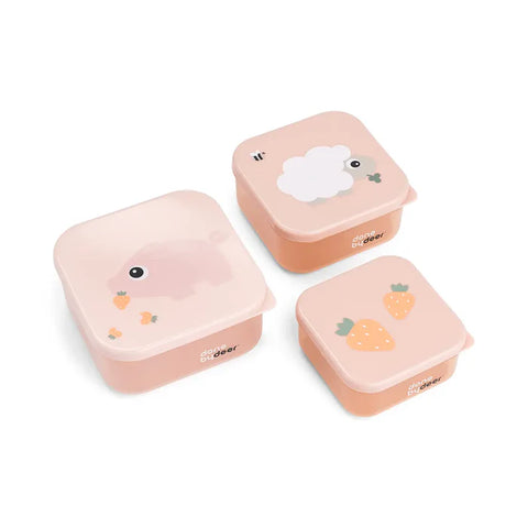 Set snack box 3 piezas Tiny Farm Done by Deer