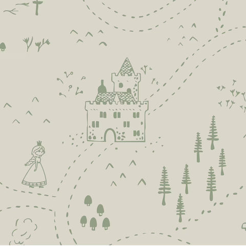 Sábana bajera Nighti Mini Sage Green Map - imagen 22