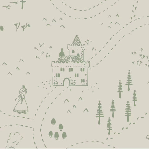 Sábana bajera Stokke Sleepi V3 - Sage Green Map - imagen 3