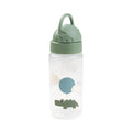 Botella con pajita Happy Clouds Green 350 ml