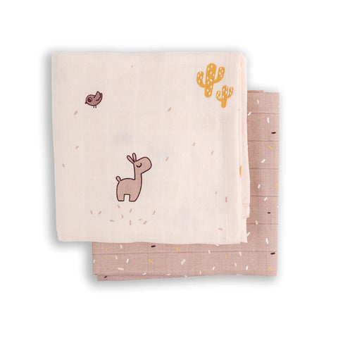 Pack de 2 Muselinas - Lalee de 120 X 120 cm