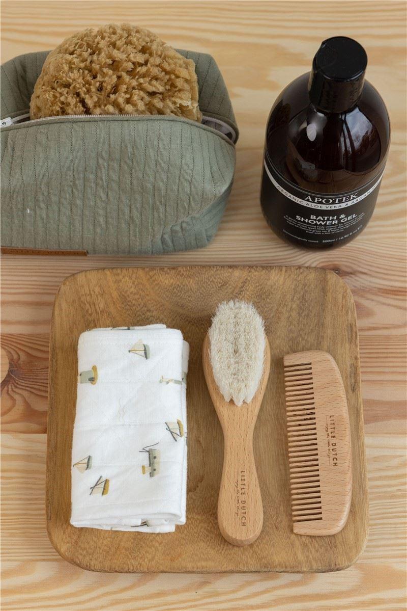 Set de cepillo y peine para bebé Little Dutch