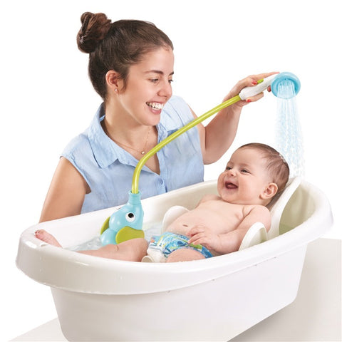 Ducha Bañera Elefante Azul Turquesa Yookido