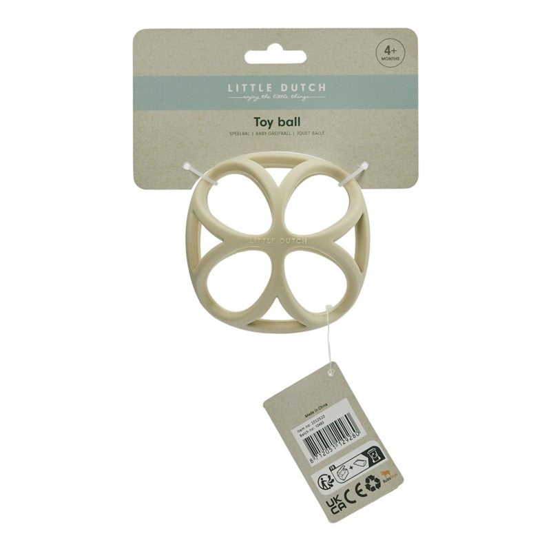 Pelota sensorial silicona verde Little Dutch