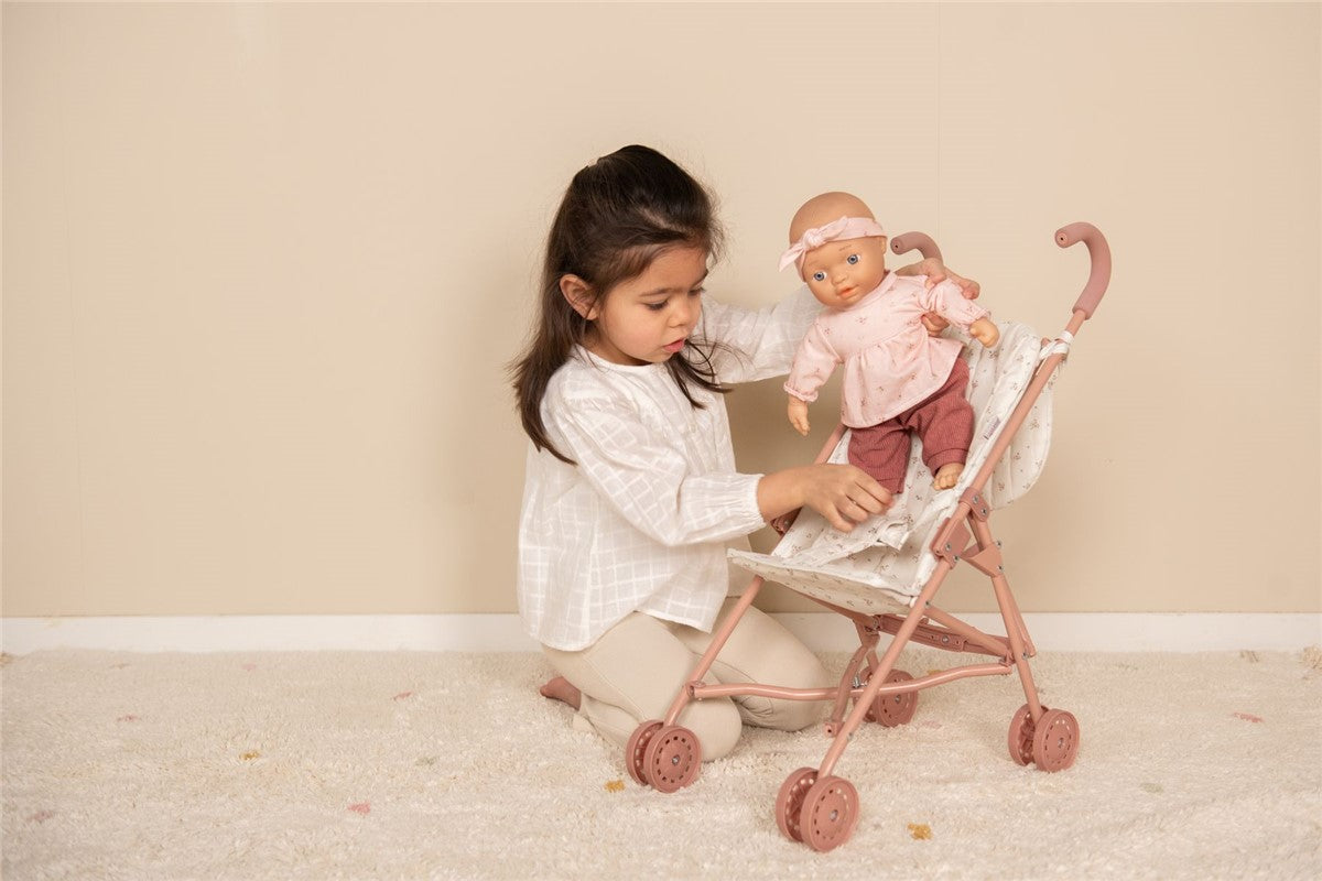 Carrito para muñeca de metal Little Dutch